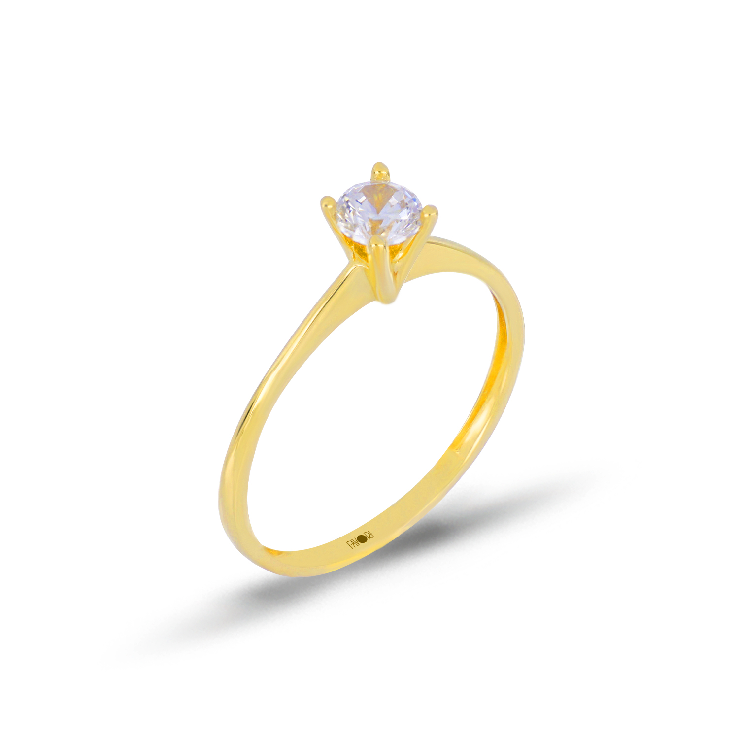 Altın Tektaş Yüzük