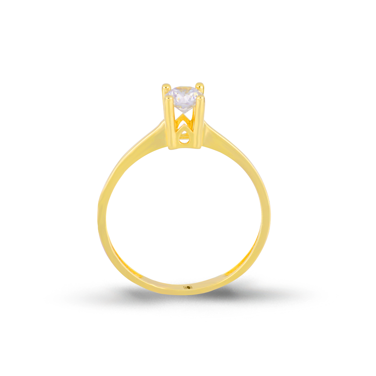 Altın Tektaş Yüzük