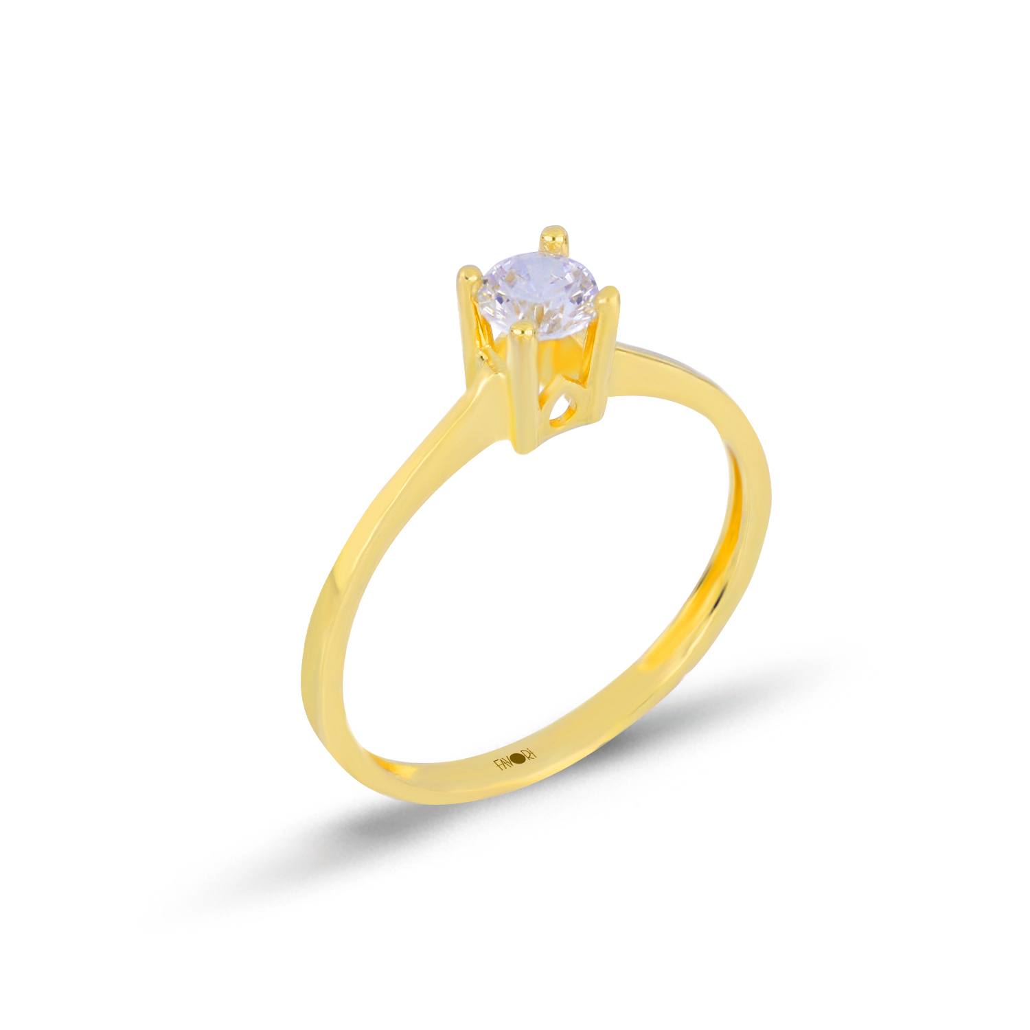 Altın Tektaş Yüzük