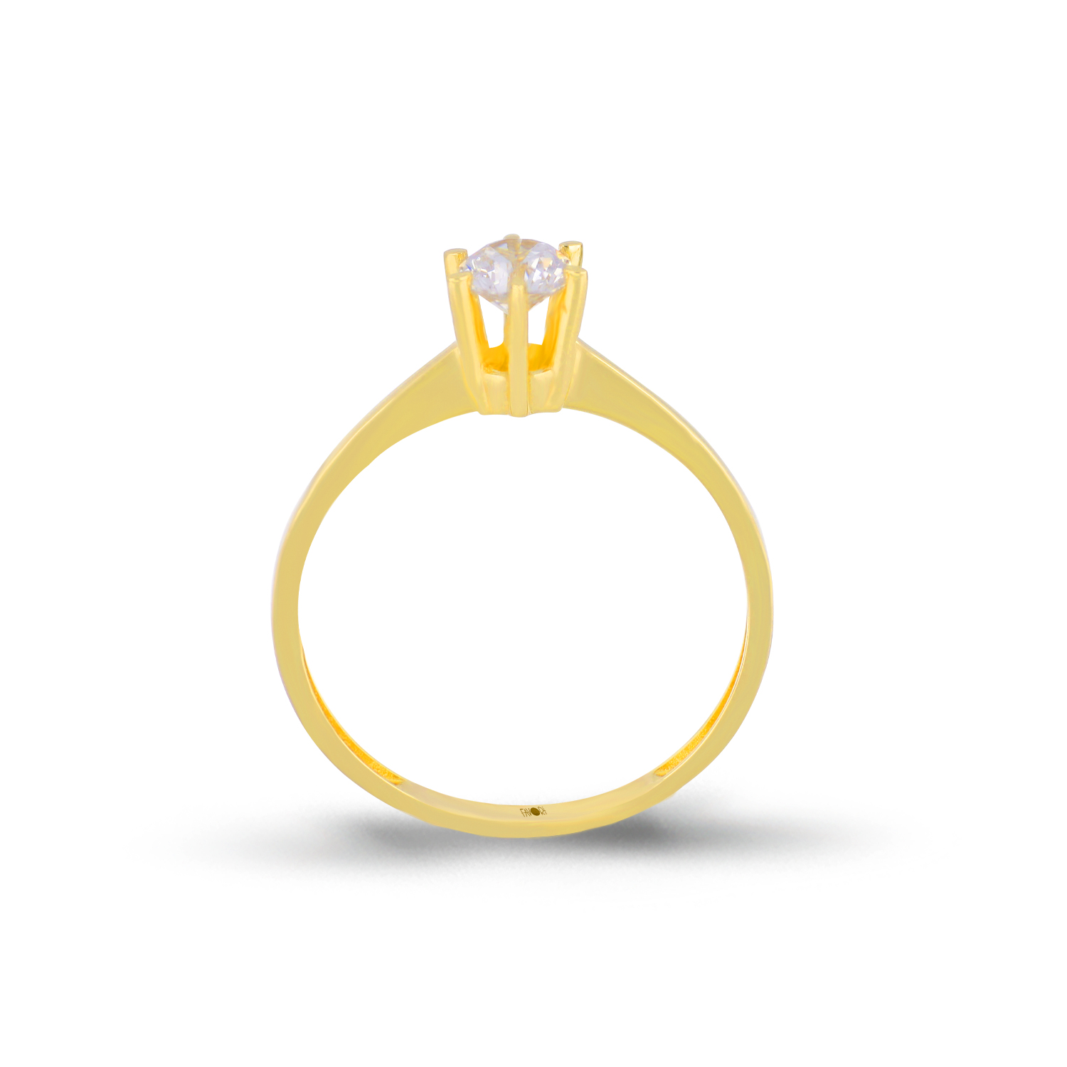 Altın Tektaş Yüzük