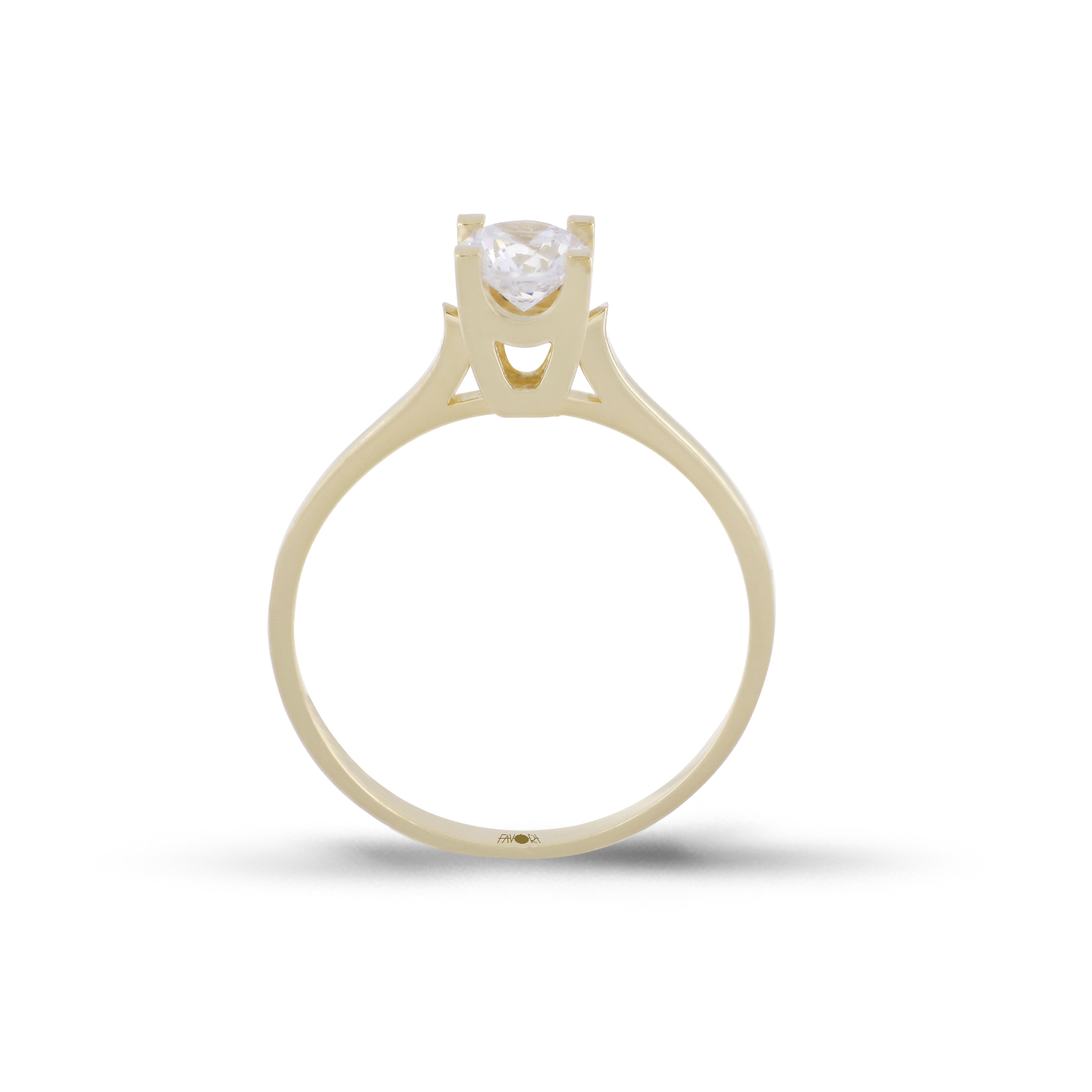 Altın Tektaş Yüzük