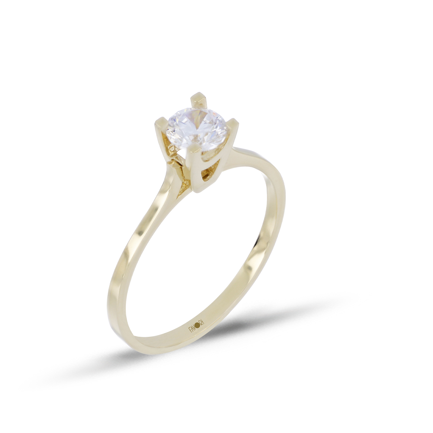 Altın Tektaş Yüzük