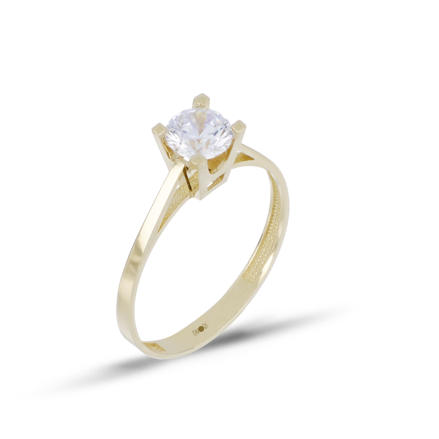 Altın Tektaş Yüzük