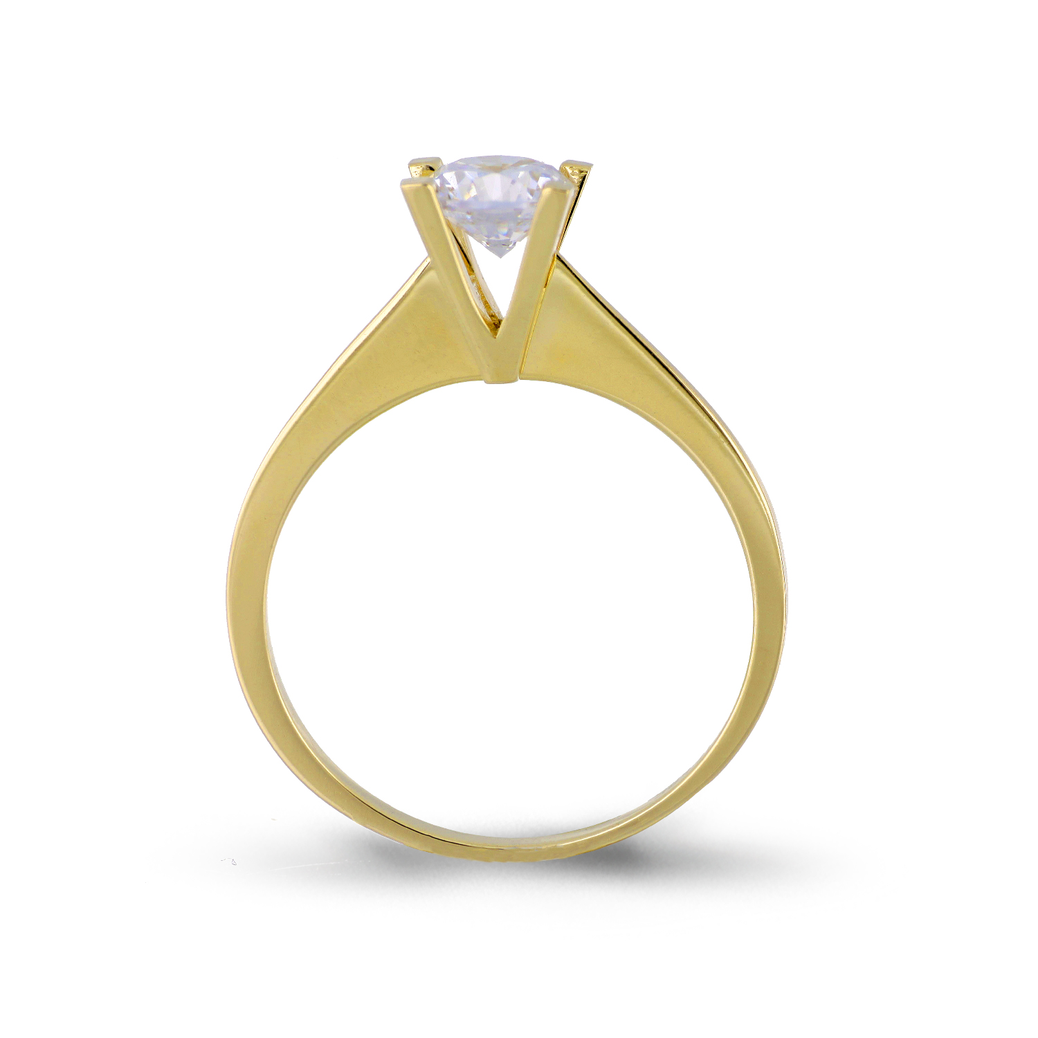 Altın Tektaş Yüzük