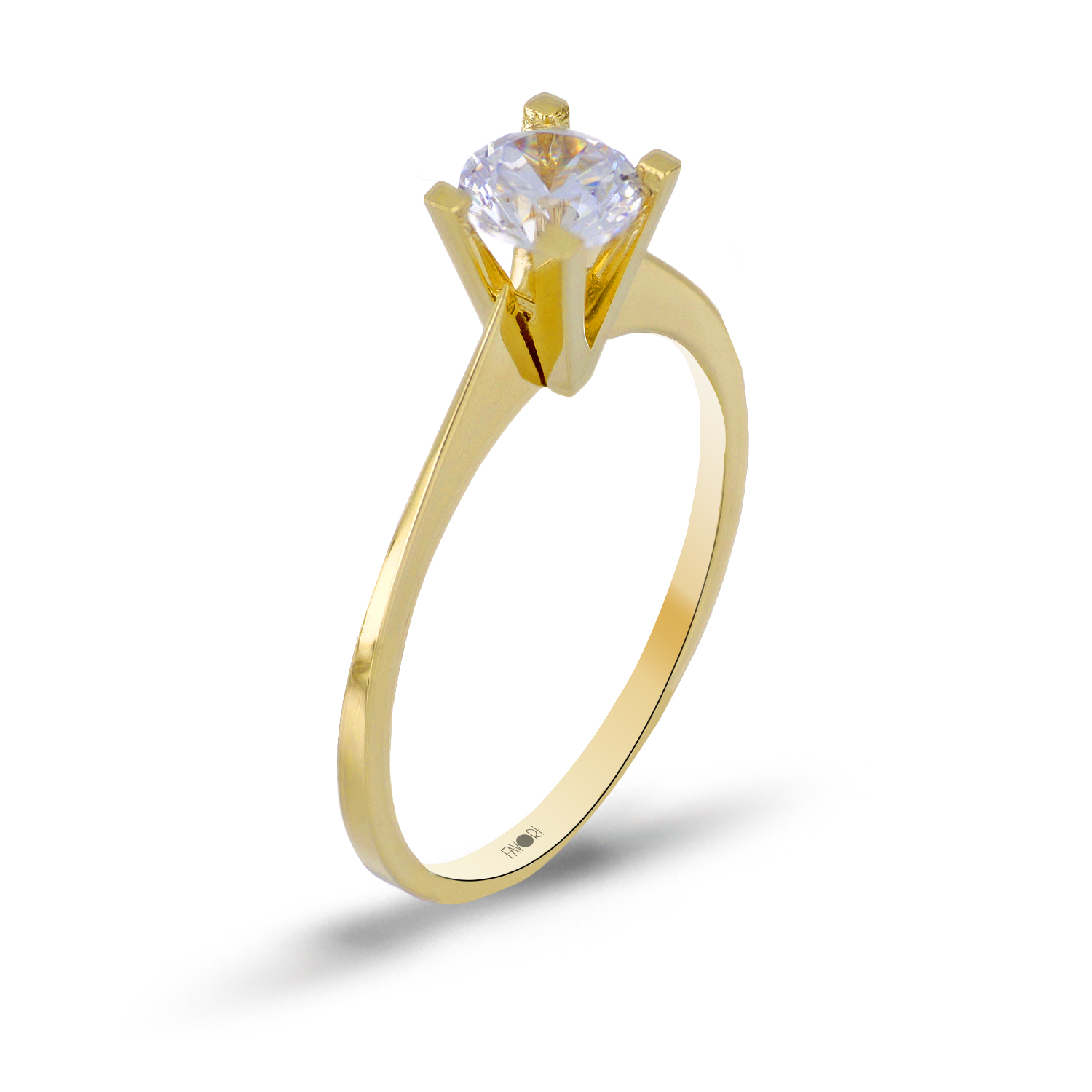 Altın Tektaş Yüzük