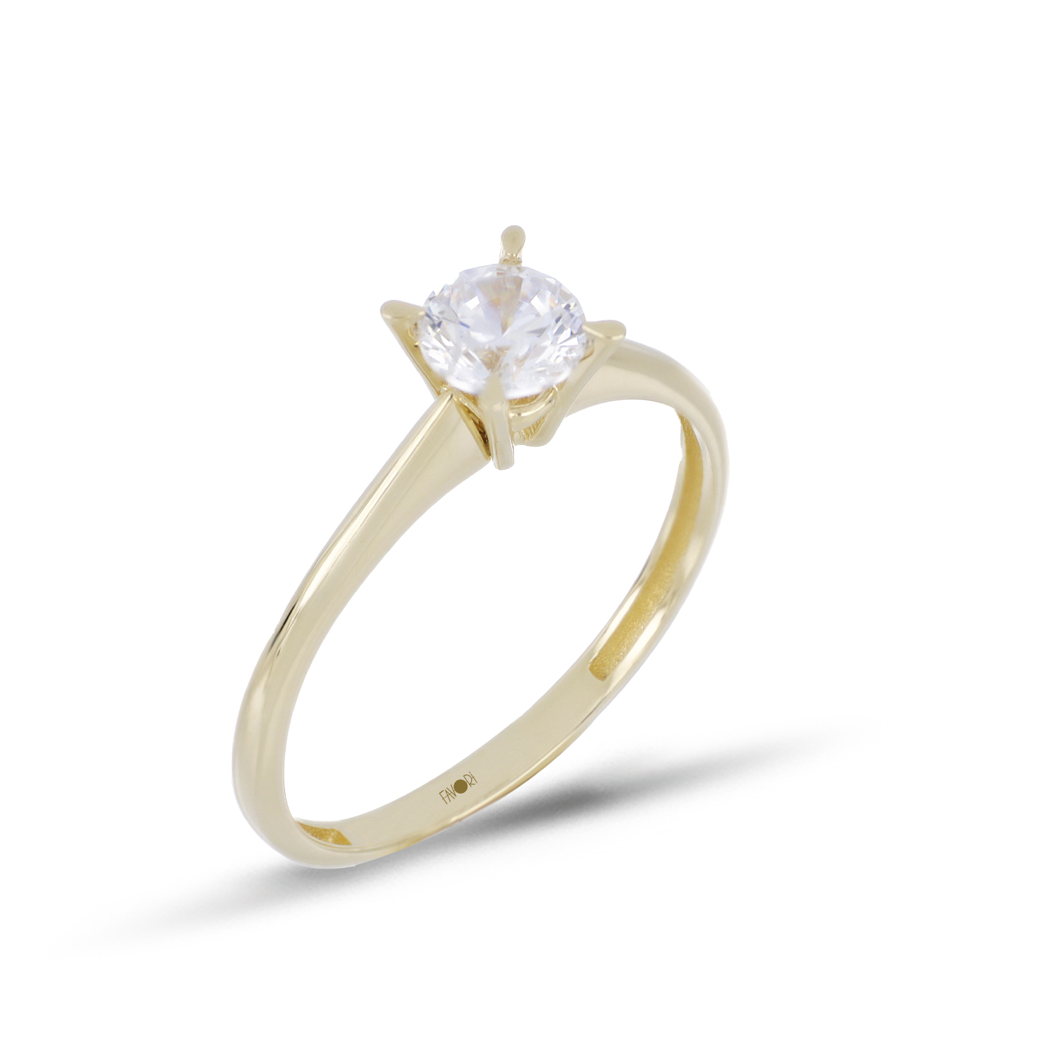 Altın Tektaş Yüzük