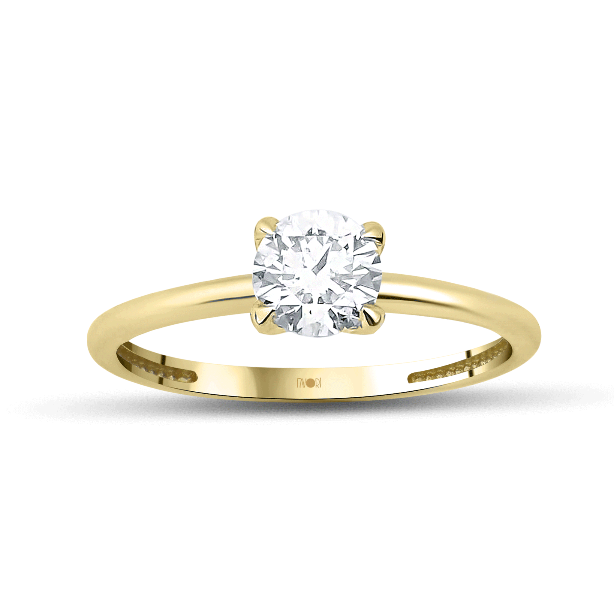 Altın Tektaş Yüzük