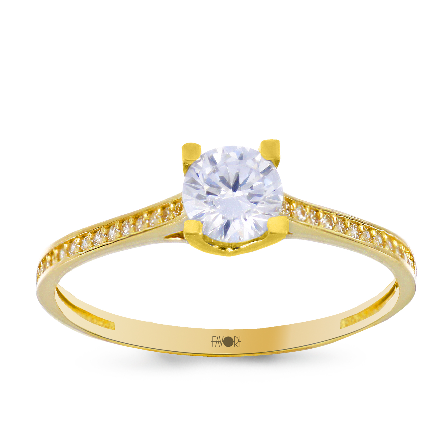 Altın Tektaş Yüzük