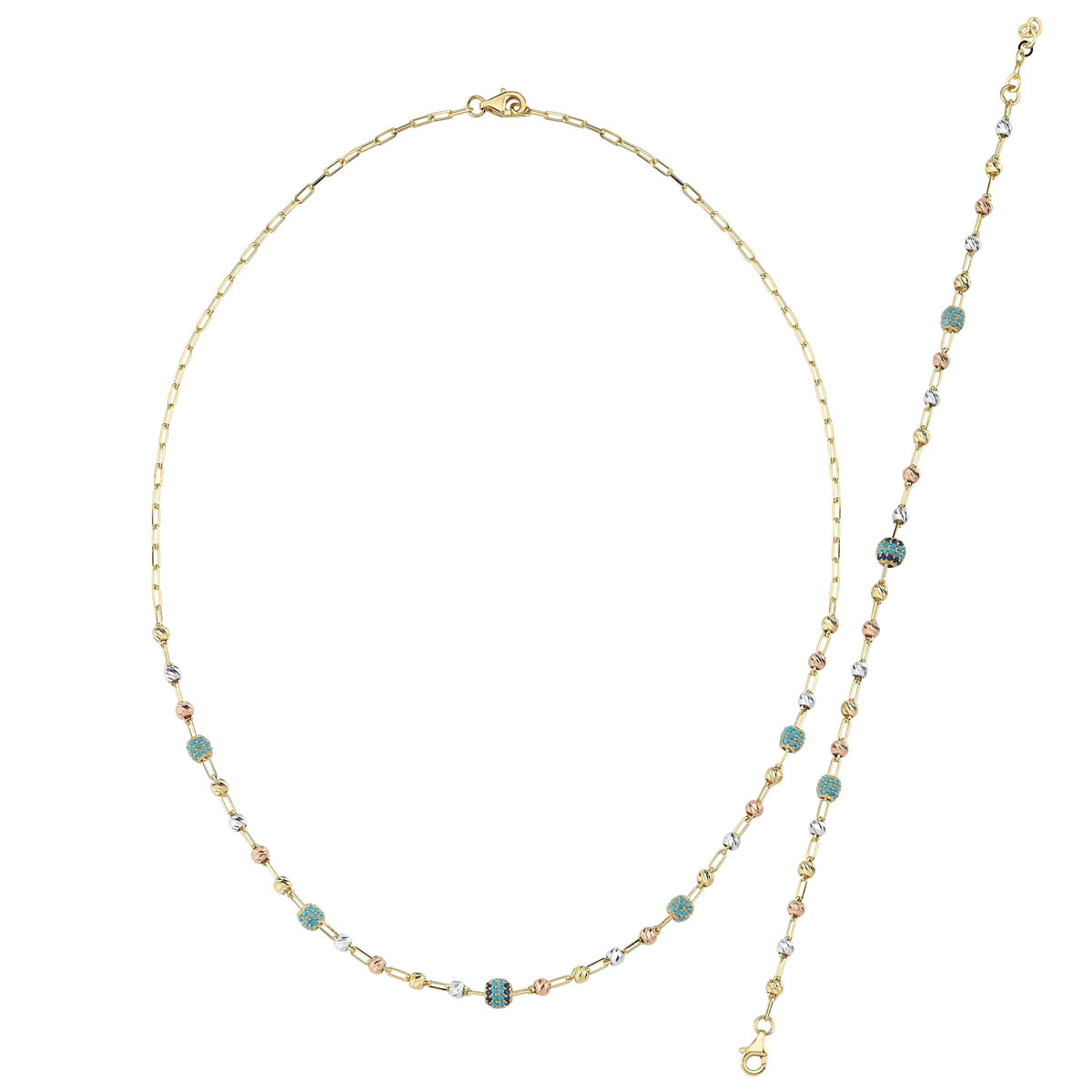 ALTIN DORİKALI SET