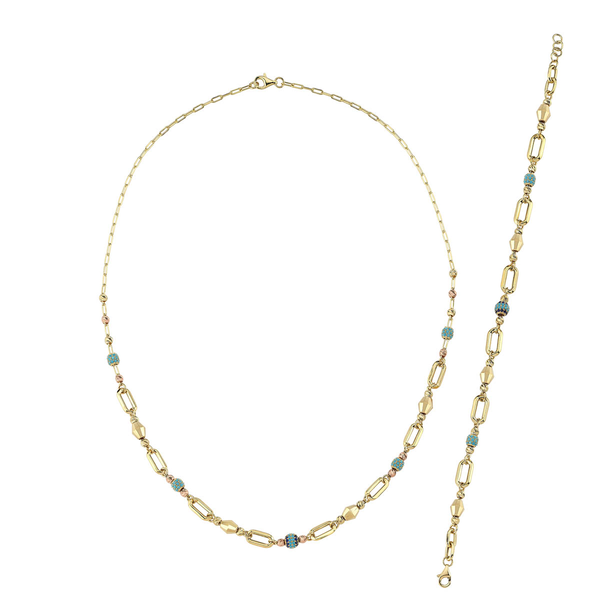 ALTIN DORİKALI SET