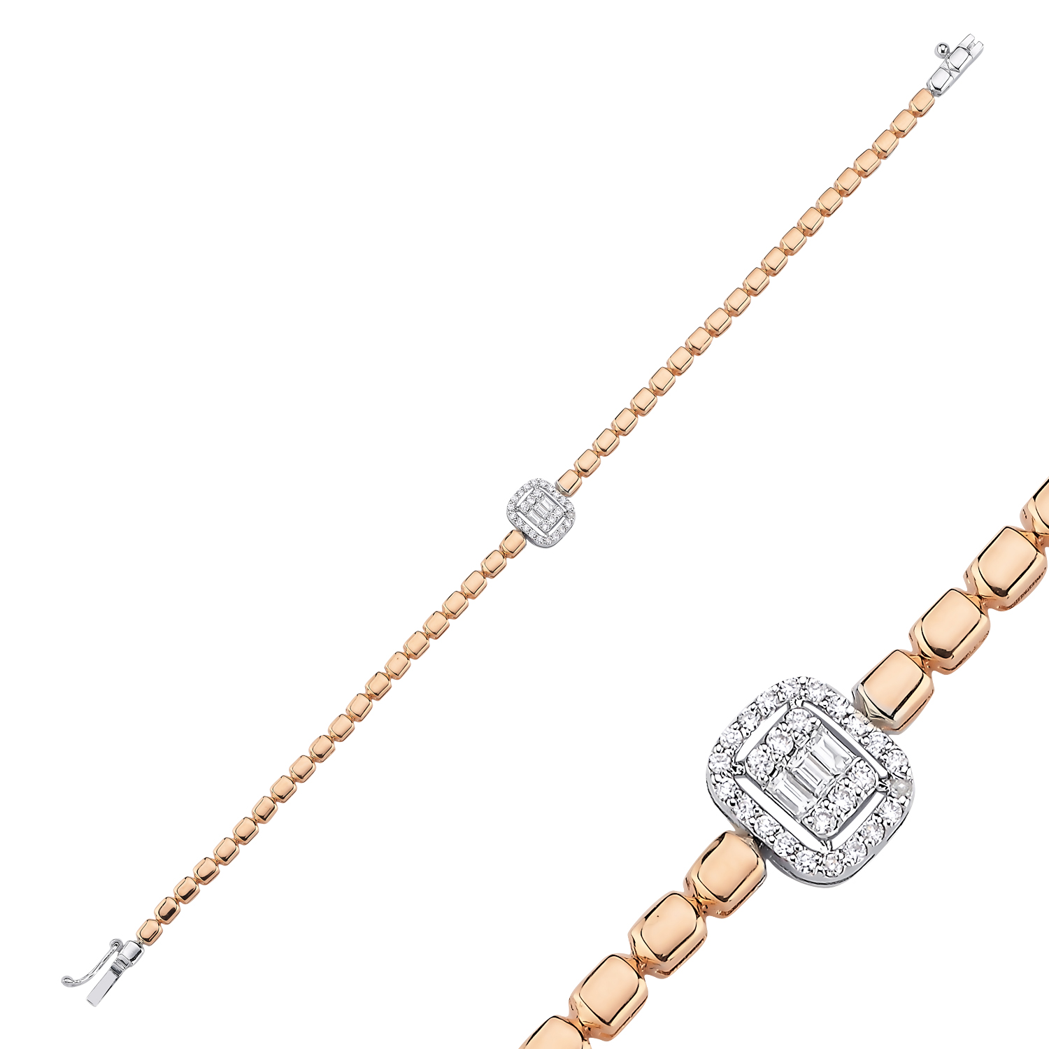 PIRLANTA BAGET BİLEKLİK 0.24 CT