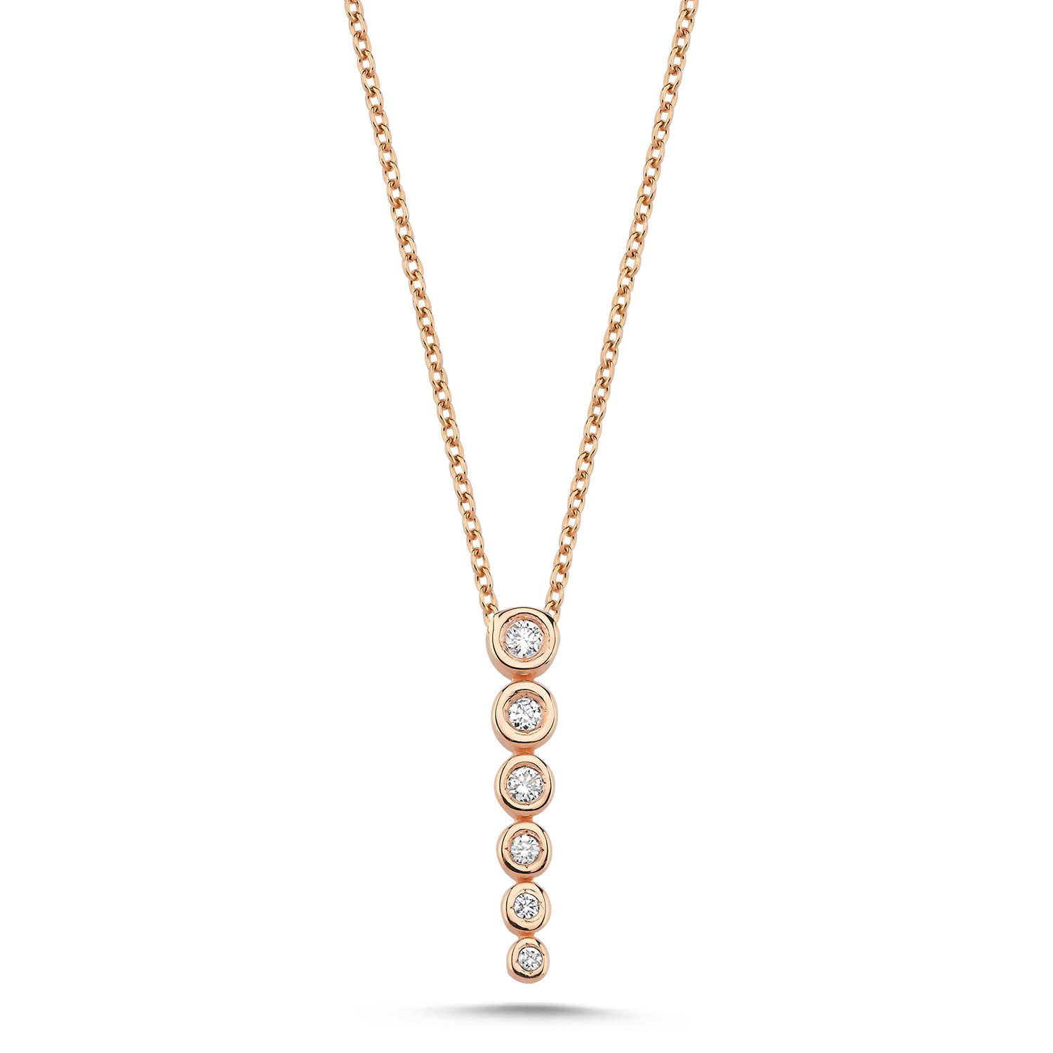 PIRLANTA FANTAZİ KOLYE 0.10 CT
