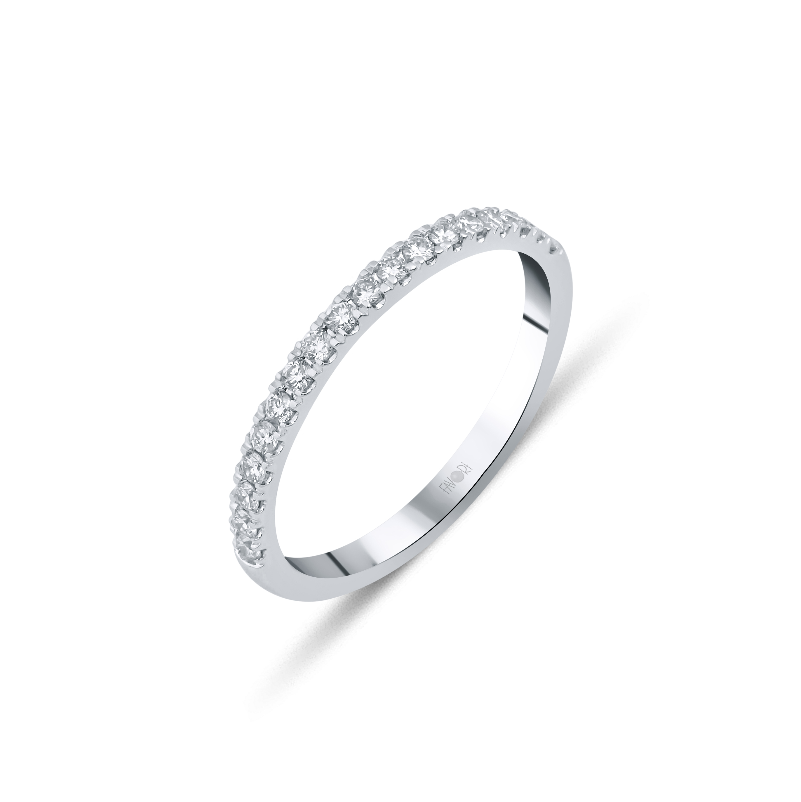 PIRLANTA YARIMTUR YÜZÜK 0.19 CT