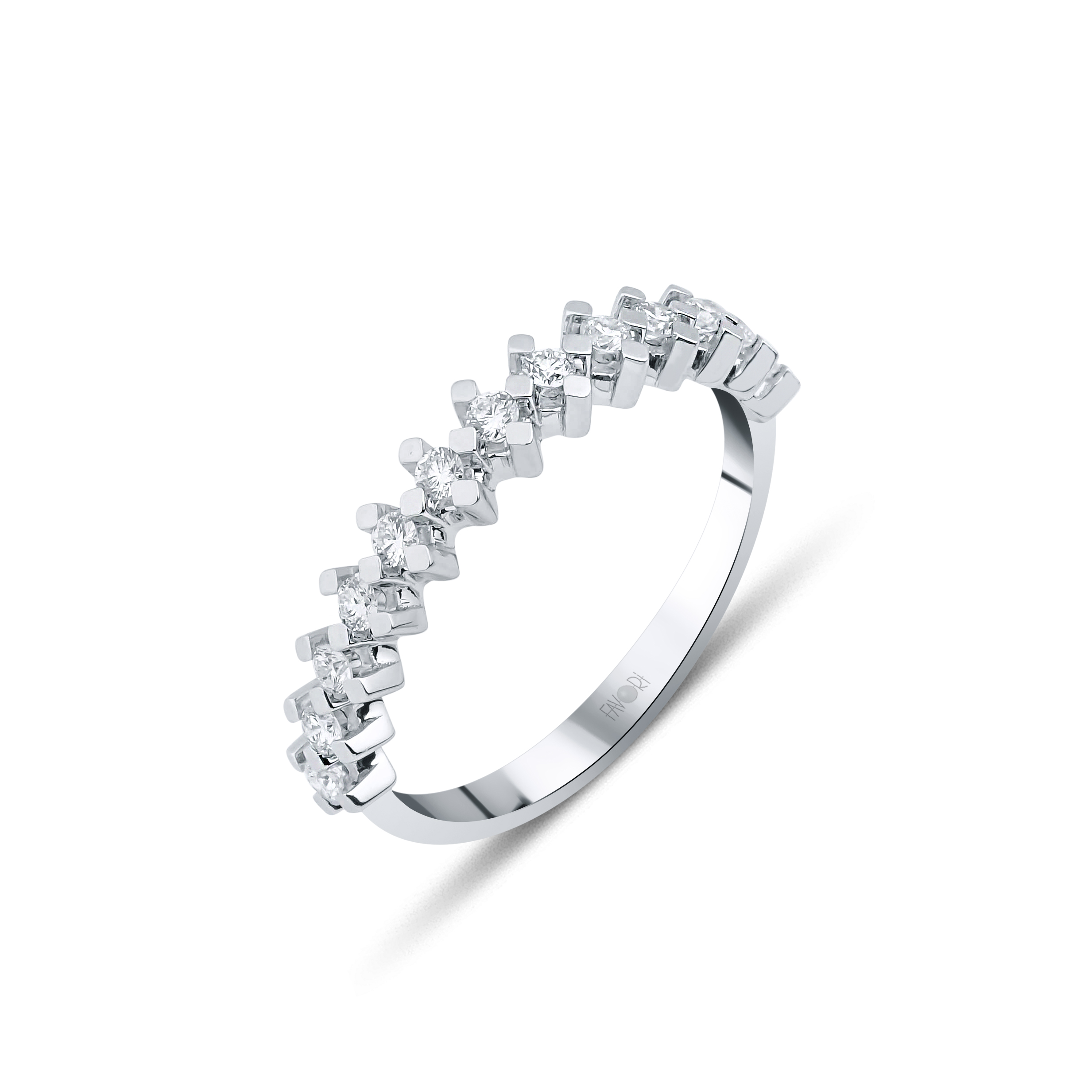 PIRLANTA YARIMTUR YÜZÜK 0.30 CT