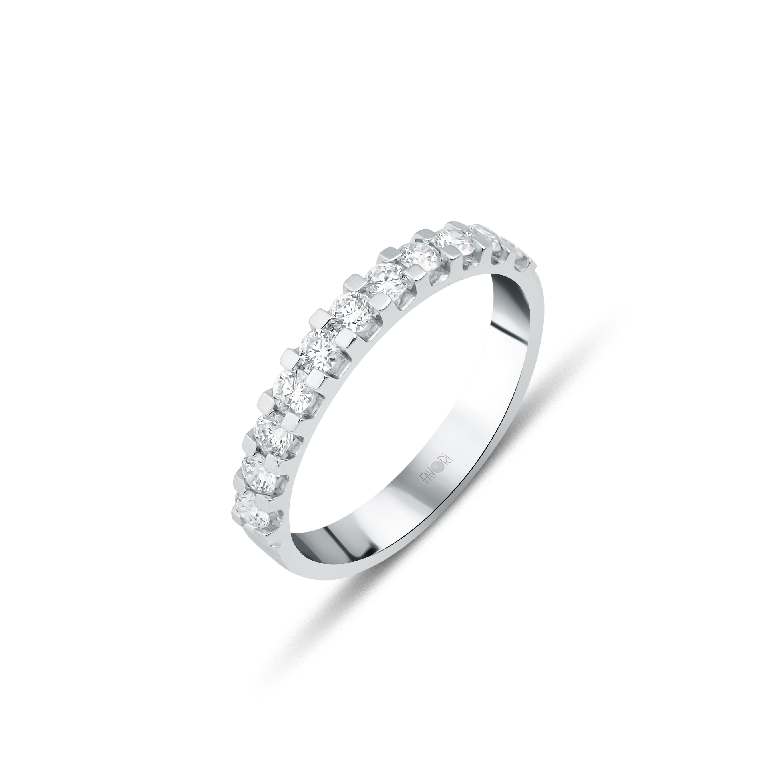 PIRLANTA YARIMTUR YÜZÜK 0.39 CT