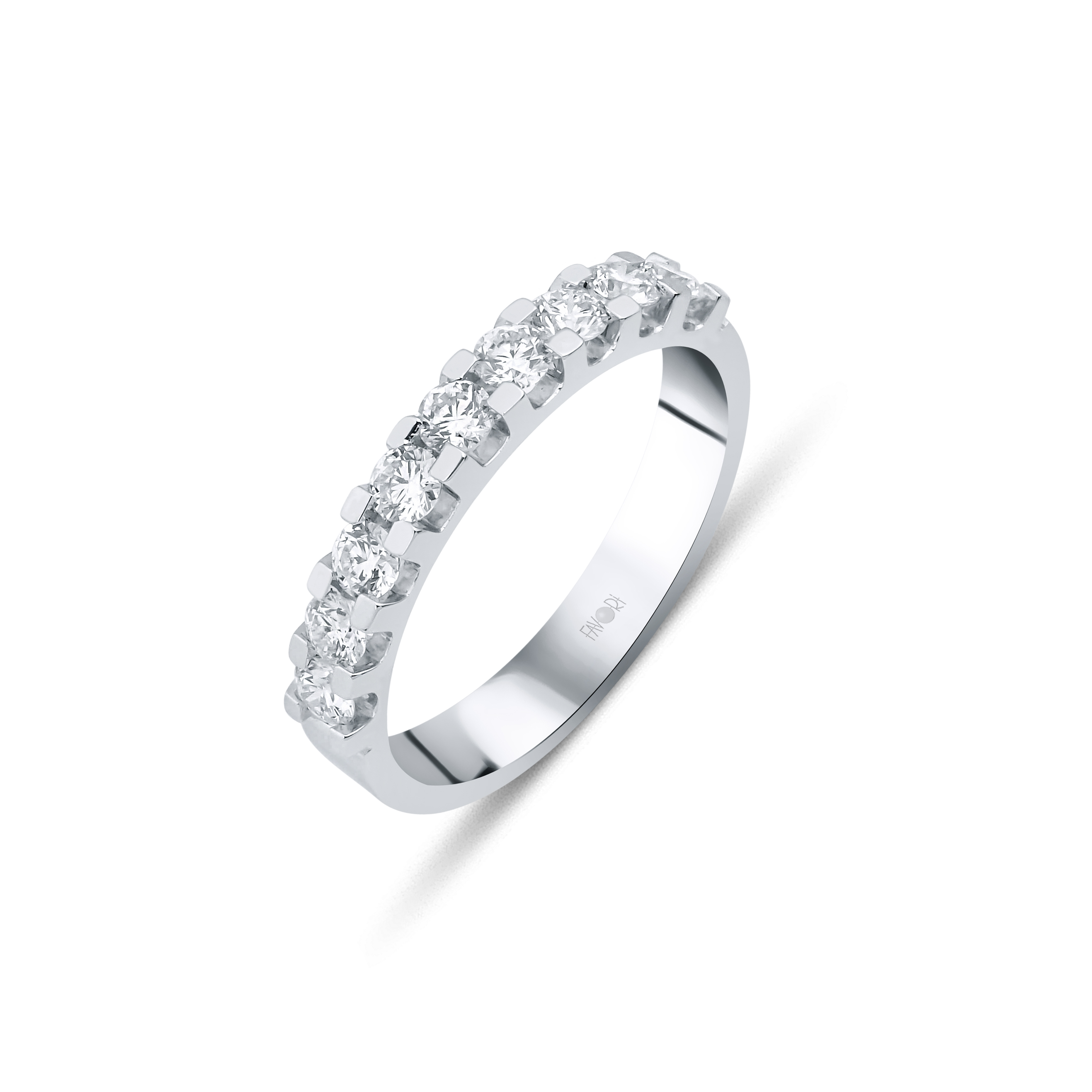 PIRLANTA YARIMTUR YÜZÜK 0.25 CT